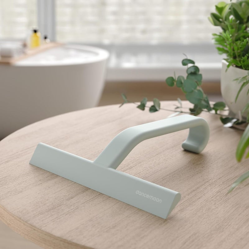 dancemoon JustHang Shower Squeegee for Glass Doors, All-One-Piece Silicone with Built-in Hook Design for Easy Hanging, Household Window Mirror Squeegee for Bathroom, Glass, Kitchen, Tile Wall, Car - Image 5